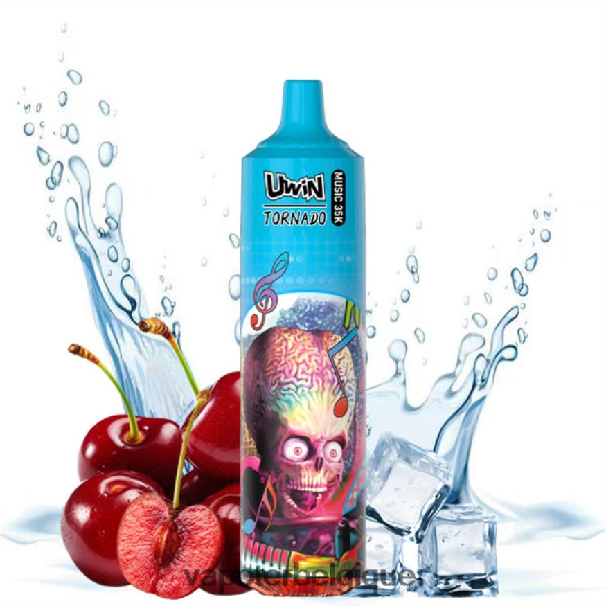 Vape Grossiste glace aux cerises - UWIN CRYSTAL vape jetable 35k TBT8L421