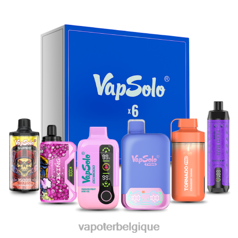 Cigarette Electronique Jetable 22F64119 Vapsolo coffret surprise saveurs aléatoires
