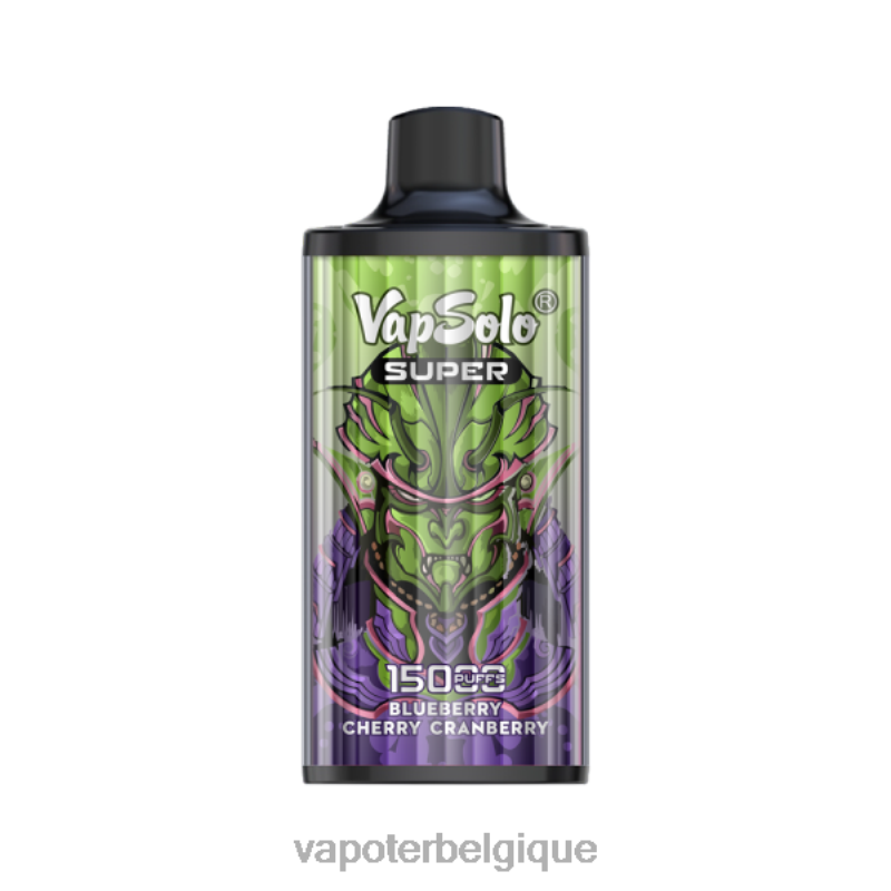 Cigarette Electronique Grossiste 22F64110 Vapsolo SUPER vape jetable myrtille cerise canneberge