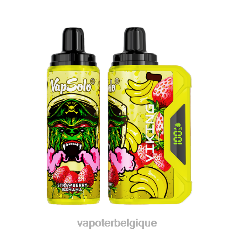 Grossiste Vape En Ligne 22F64137 Vapsolo VIKING vape jetable fraise banane