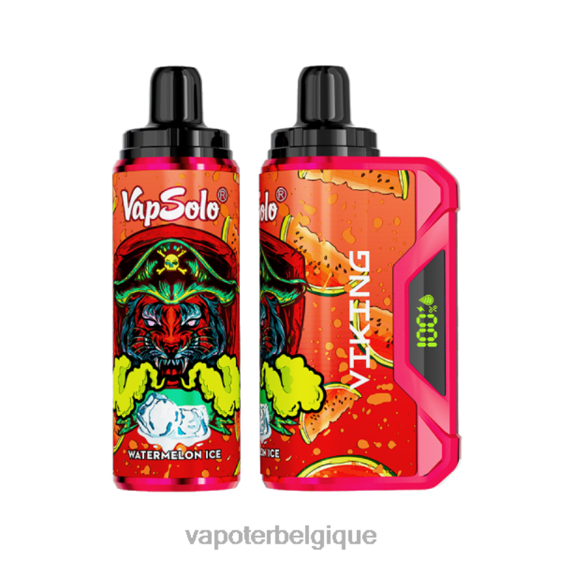 Vapoter Belgique 22F64142 Vapsolo VIKING vape jetable glace à la pastèque
