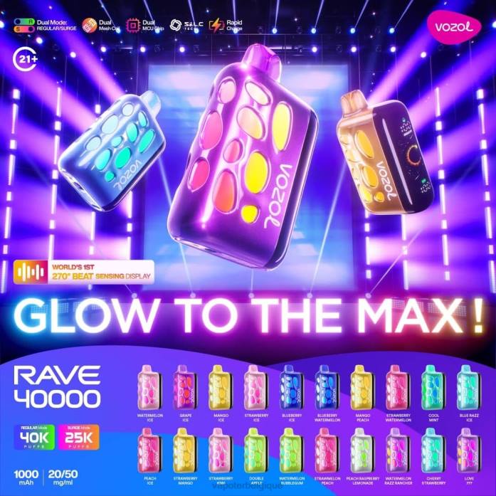 Vozol Rave 40000 B0D01