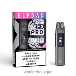 2VVVB3 gris ELFBAR ELFX Pro Appareil à pod ouvert