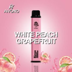 Aivono AIM BINGO 4000 pamplemousse pêche blanche - VBRB134 Cigarette Electronique Belgique
