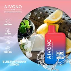 Aivono AIM BOXX 4000 citron framboise bleue - VBRB217 Vape En Gros