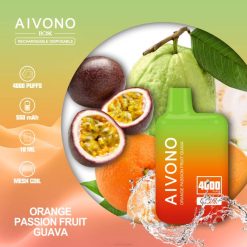 Aivono AIM BOXX 4000 goyave fruit de la passion orange - VBRB212 Cigarette Electronique Grossiste