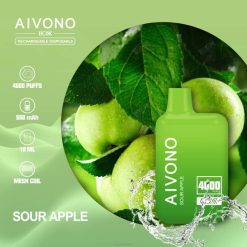 Aivono AIM BOXX 4000 pomme aigre - VBRB220 Grossiste Vape En Ligne