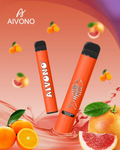 Aivono AIM FISHBONE 600 pamplemousse orange - VBRB280 Vape En Gros
