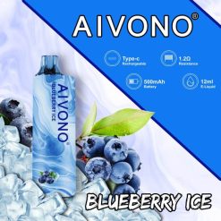 Aivono AIM GUN 7000 glace aux myrtilles - VBRB104 Cigarette Electronique Grossiste