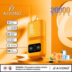 Aivono AIM magic 20000 glace à la pêche - VBRB85 Grossiste Vape En Ligne