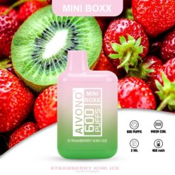 Aivono AIM MINI BOXX 600 glace fraise kiwi - VBRB234 Cigarette Electronique Bruxelles