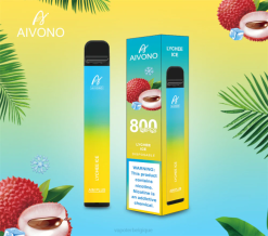 Aivono AIM PLUS 800 glace au litchi - VBRB182 Vapoter Belgique