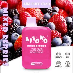 Aivono AIM PUFF STAR 6500 baies mélangées - VBRB290 Vapoter Belgique