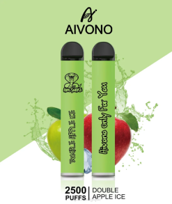 Aivono AIM SNAKE 2500 glace aux pommes double - VBRB304 Cigarette Electronique Jetable