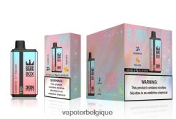 Bang Box 30 000 bouffées double saveurs TTX60463 - Vape Grossiste glace aux myrtilles et jus de pêche