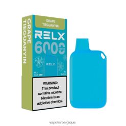 Cigarette Electronique Bruxelles H6B68X18 - tieguanyin de raisin RELX Crush Pocket 6000 glacé