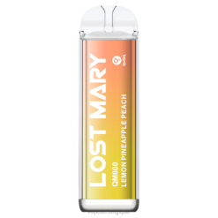 Cigarette Electronique Grossiste J2D8395 | LOST MARY QM600 pêche citron ananas