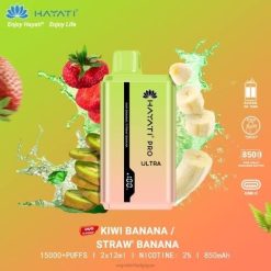 Cigarette Electronique Jetable J2D8227 | Hayati Pro Ultra banane kiwi/banane fraise