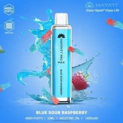 Cigarette Electronique Sans Nicotine J2D8150 | Hayati Pro Max framboise bleue aigre 4000
