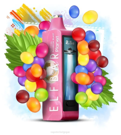 Elf Bar Planet 25000 - 6PLV29 explosion d'arc-en-ciel tropical Vapoter Belgique