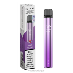 Grossiste Vape En Ligne J2D8284 | ELFBAR 600V2 raisin 20mg