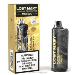 Grossiste Vape En Ligne J2D8344 | LOST MARY MO5000 glace au café colombien or noir 10ml