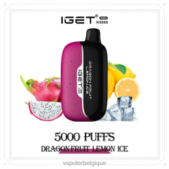 Grossiste Vape En Ligne VD08D20 glace au citron et au fruit du dragon IGET Moon k5000