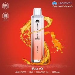 Grossiste Vape Jetable J2D8186 | Hayati Pro Max glace de taureau 4000