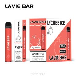 LAVIE BAR 800 bouffées 6J6R313 | Cigarette Electronique Jetable glace au litchi