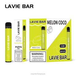 LAVIE BAR 800 bouffées 6J6R315 | Cigarette Electronique Bruxelles melon coco