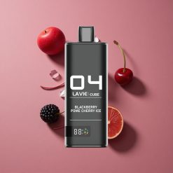 Lavie Cube 20000 Puffs Vape Jetable Mûre Pomme Cerise Glacée 28ML 600mAh