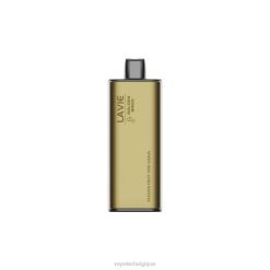 LAVIE GOLDEN BRICK 10000 bouffées 6J6R63 | Cigarette Electronique Bruxelles fruit de la passion kiwi goyave