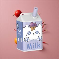 LAVIE Milk 7000 Puffs Glace Taro • Capacité de la batterie : 600mAh • Port de charge : Type C Rechargeable