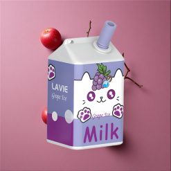 LAVIE Milk 7000 Puffs Vape Glace Raisin Poids : 0,058 kg Capacité d'e-liquide : 16ML