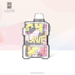 LAVIE NIO BOX 9000 bouffées 6J6R190 | Vape En Gros glace à la fraise et à la mangue