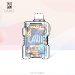 LAVIE NIO BOX 9000 bouffées 6J6R198 | Cigarette Electronique Bruxelles pêche prune