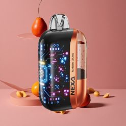 NEXA Ultra 50000 Puffs Mangue Oasis Vape Jetable avec Écran Courbe 3D et Chargement Type-C