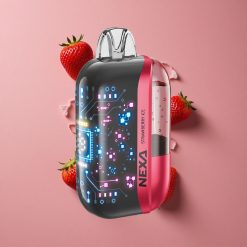 NEXA Ultra 50K Puffs Fraise Glacée 20ml Capacité Préchauffée Écran Courbe 3D