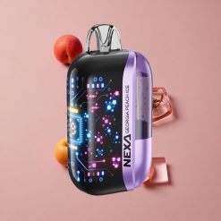 NEXA Ultra 50K Puffs Vape Jetable Pêche Géorgienne Glacée 20ml Capacité Préremplie 800mah Batterie