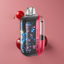 NEXA Ultra 50K Vape Jetable Cerise Bomp 20ml Capacité Préremplie 800mah Capacité de Batterie
