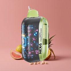 NEXA Ultra 50K Vape Jetable Shake Goyave Ananas 20ml Capacité Préremplie 800mah Batterie