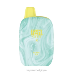 noir glacé FLUM PEBBLES 6000 bouffées F8H417 Cigarette Electronique Belgique