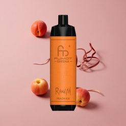 RandM Fumot Shisha 10000 Puffs E-liquide Prérempli 18ml Pêche Glacée Vape Jetable