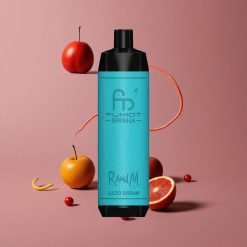 RandM Fumot Shisha 10000 Puffs Rêve Lucide E-liquide Prérempli 18ml