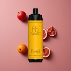 RandM Fumot Shisha 10000 Puffs Vape Jetable Fruit de la Passion Doux avec 18ml E-liquide Prérempli et 0,5% Nicotine