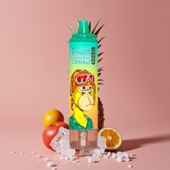 RandM Fumot Tornado 15000 Puffs Ananas Glace Vape Jetable avec 25ml Capacité et Rechargeable Type-C