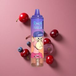 RandM Fumot Tornado 15000 Puffs Myrtille Cerise Canneberge Rechargeable Type-C Écran LCD