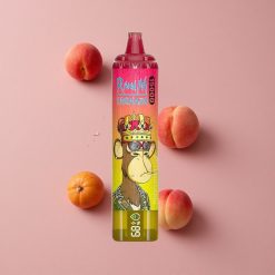 RandM Fumot Tornado 15000 Puffs Pêche Glacée Vape Jetable 25ml Écran LCD