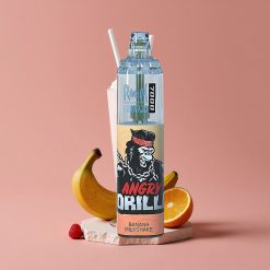 RandM Fumot Tornado 7000 Puffs Banane Milk-Shake 14 ML E-liquide Air-Adjustable