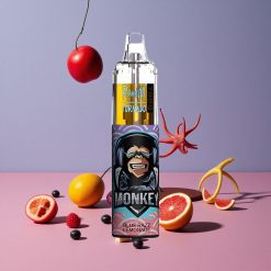 RandM Fumot Tornado 7000 Puffs Bleu Framboise Citronnade avec Batterie 850 MAH et Bobine Mesh